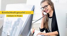 Stellenangebot Bürofachkraft (m/w/d) in Thale.