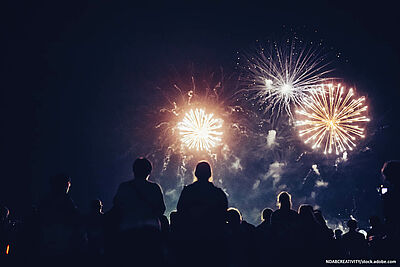 Eine Nachthimmelbestattung ist in Deutschland nicht erlaubt.