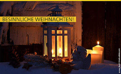Besinnliche Weihnachten. 