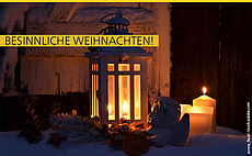 Besinnliche Weihnachten. 